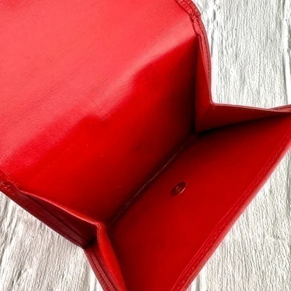 AUTHENTIC Louis Vuitton Marco Wallet. Red.